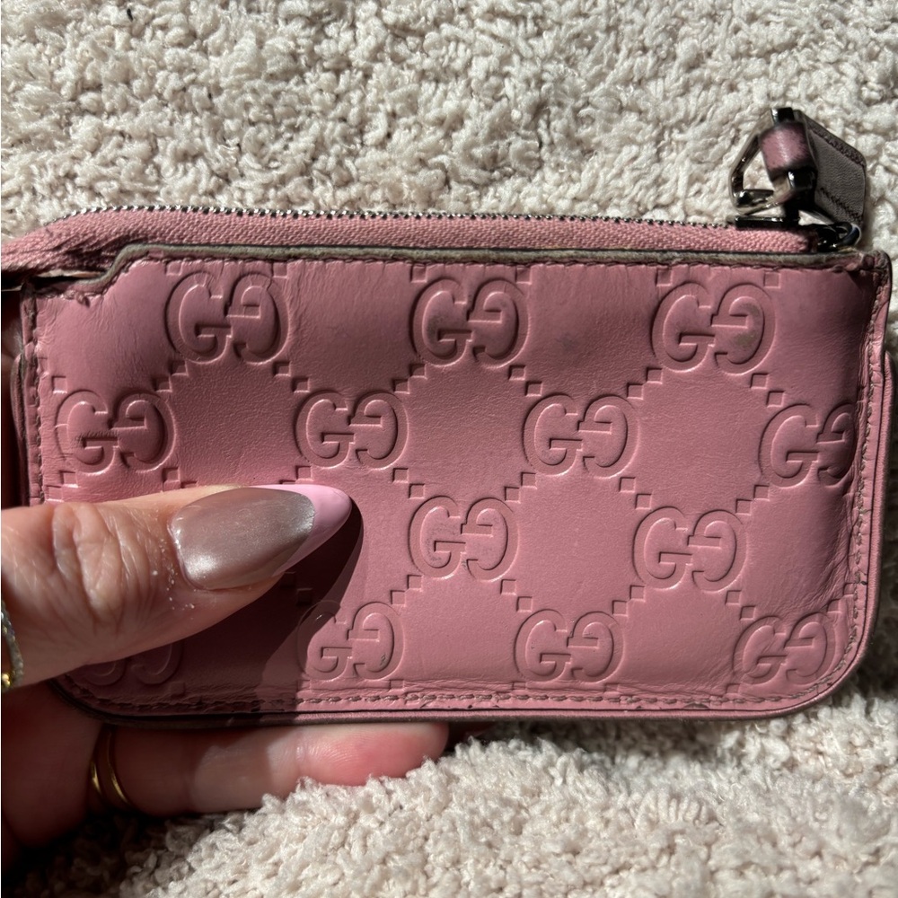 Gucci Guccisima Leather Key Holder Card/Coin Case
Pink Silver - Picture 14 of 16